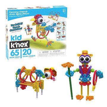 Kid Knex Farmin Friends Bouwset, 65dlg.