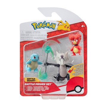 Pokémon Batte Figuur Set - Magby, Alolan, Marow, 3st.