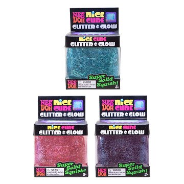 Needoh - Glitter & Glow Nice Cube Needoh