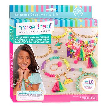 Make It Real - Neon Armbandjes & Bedeltjes