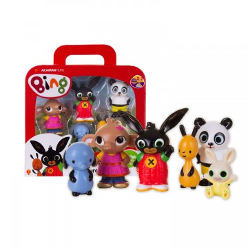 Bing Suitcase with 6 Toy Figures