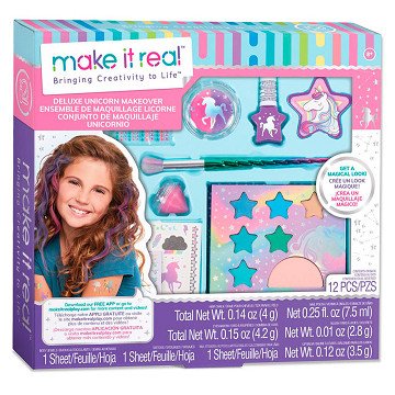 Make it Real - Deluxe Eenhoorn Make-up Set