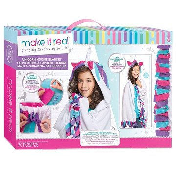 Make It Real - Unicorn Hoodie Blanket Making