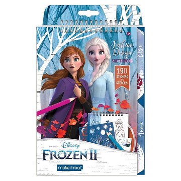 Frozen Sketch- en Stickerboek met Stencils