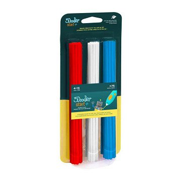 3Doodler Refill Pack Start+ - Red/White/Blue