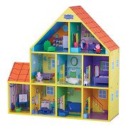 Peppa Pig Wooden Dollhouse with 9 Rooms