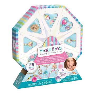 Make it Real - Sweet Spin Carnaval Lipgloss Armbanden Set