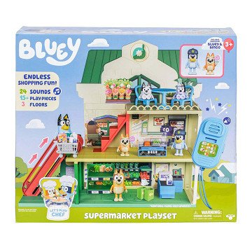 Bluey Let's Play Chef - Supermarket Playset