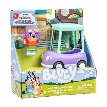 Bluey Basic Vehicle Granny Car & Janet