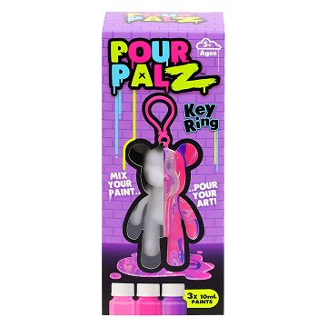Pour PalZ Mini Paint Bear Sleutelhanger