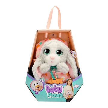 Baby Paws Bunny Interactive Plush Toy - 20 cm