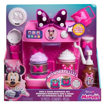 Disney Minnie Mouse Coffee Machine Set with Light & Sound - 10-piece.