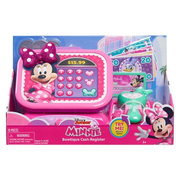Minnie Bowtique Speelgoedkassa met Geluid - 10dlg.