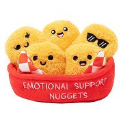 Emotional Support Nuggets Plüschtiere - 6-teilig.