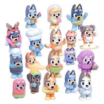 Bluey Fuzzies Collectible Figures Surprise Set