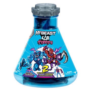 MrBeast Lab Hybrid Spider vs Energy Panther Action Figures