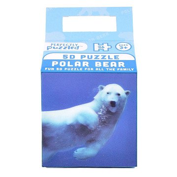 5D Tierpuzzle Bär, 36-tlg.