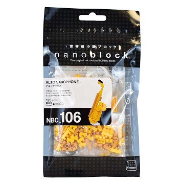 Nano Block Saxophon-Bausatz – 120-tlg.