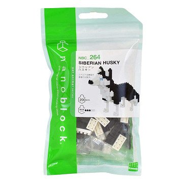 Nano Block Bausatz Husky - 200 Teile