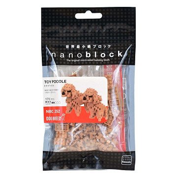Nano Block Bausatz Pudel - 170 Teile