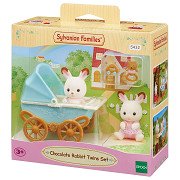 Sylvanian Families 5432 Set Zwillings-Schokoladenhase