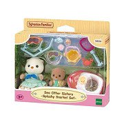 Sylvanian Families 5804 Sea Otter Sisters Splashy Schnorchel-Set