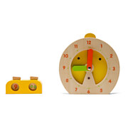 BS Toys Wooden Learning Clock - Child's Play