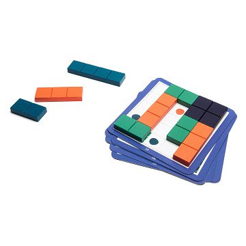 BS Toys Vierkant Puzzel Hout - Vormenspel