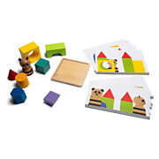 BS Toys Pandas Puzzle Holz – Formenspiel