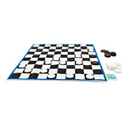 BS Toys Checkers XL Wood - Thinking Game