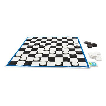 BS Toys Checkers XL Wood - Thinking game