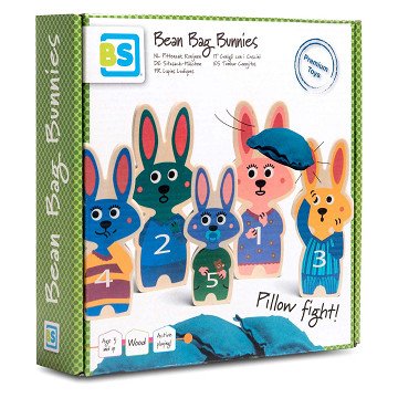 BS Toys Ball Throwing Bunnies Wood - Throwing Game