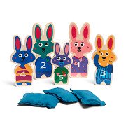 BS Toys Ball Throwing Bunnies Wood - Throwing Game