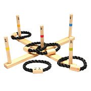 BS Toys Wooden Ring Throwing Game, 6 pcs.