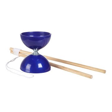 BS Toys Diabolo mit Stöcken Blau