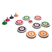 BS Toys Indoor-Curling-Spiel aus Holz, 13-tlg.