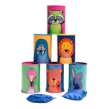 BS Toys Blikwerpen Wildlife, 9 pcs.