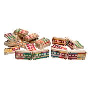 BS Toys Wooden Domino Train, 14 pcs.