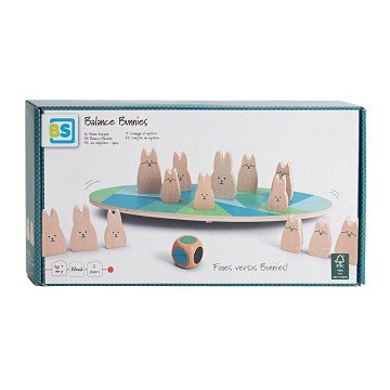 BS Toys Balancespiel aus Holz Kaninchen