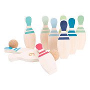 BS Toys Wooden Bowling Set, 12 pcs.