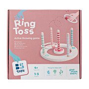 BS Toys Wooden Ring Tossing Game with Stripes, 7 pcs.