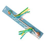 BS Toys Holz-Spinnrute mit Band