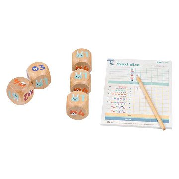 BS Toys Holz-Yatzy Junior – 6-tlg.