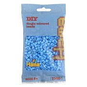 Hama Iron-on Beads - Pastel Blue (046), 1000 pcs.