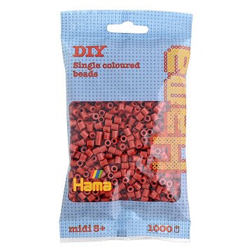 Hama Iron-on Beads - Brown (020), 1000 pcs.