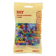 Hama Iron-on Beads - Transparent Mix (053), 1000 pcs.