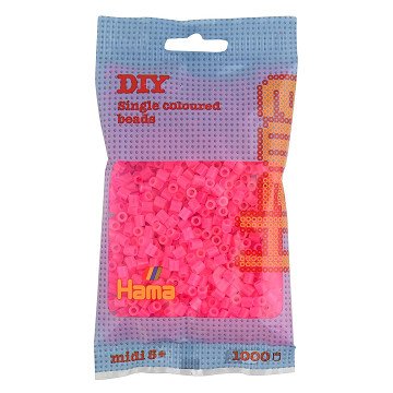 Hama Iron-on Beads - Fuchsia (032), 1000 pcs.