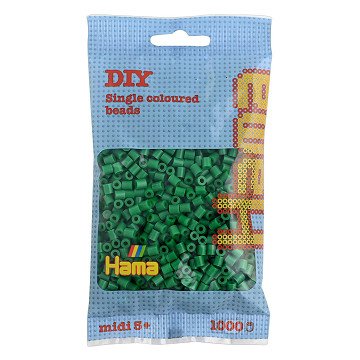 Hama Iron-on Beads - Green, (010) 1000pcs.