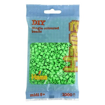Hama Bügelperlen - Grün Pastell (047), 1000 Stk.
