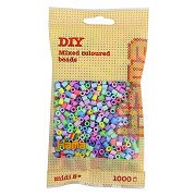 Hama Iron-on Beads - Pastel Mix, (050) 1000pcs.